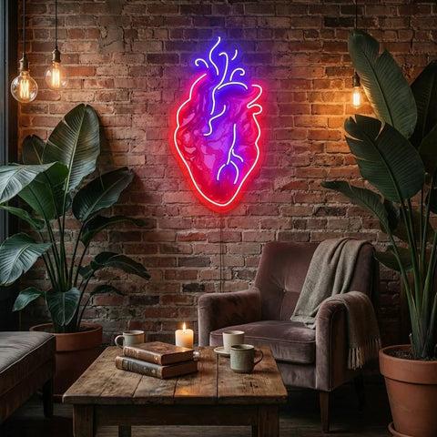 My Heart Artwork Led Neon Sign Light