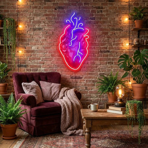 My Heart Artwork Led Neon Sign Light