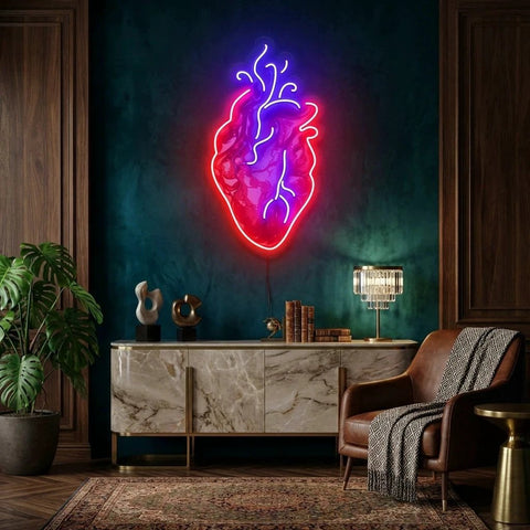 My Heart Artwork Led Neon Sign Light