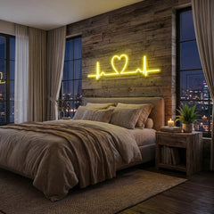 Heart Beat Led Neon Sign Light