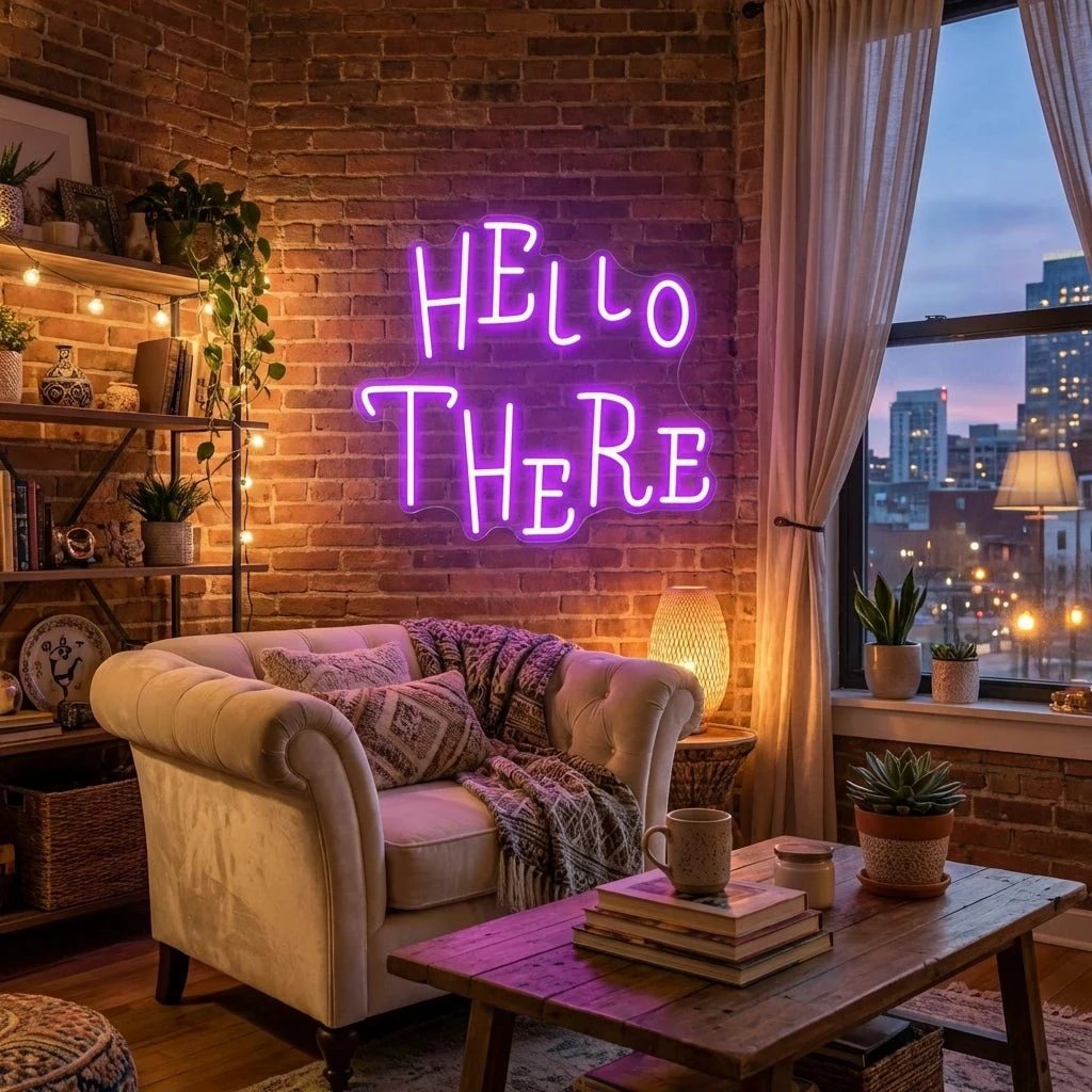 Hell Here Led Neon Sign Light
