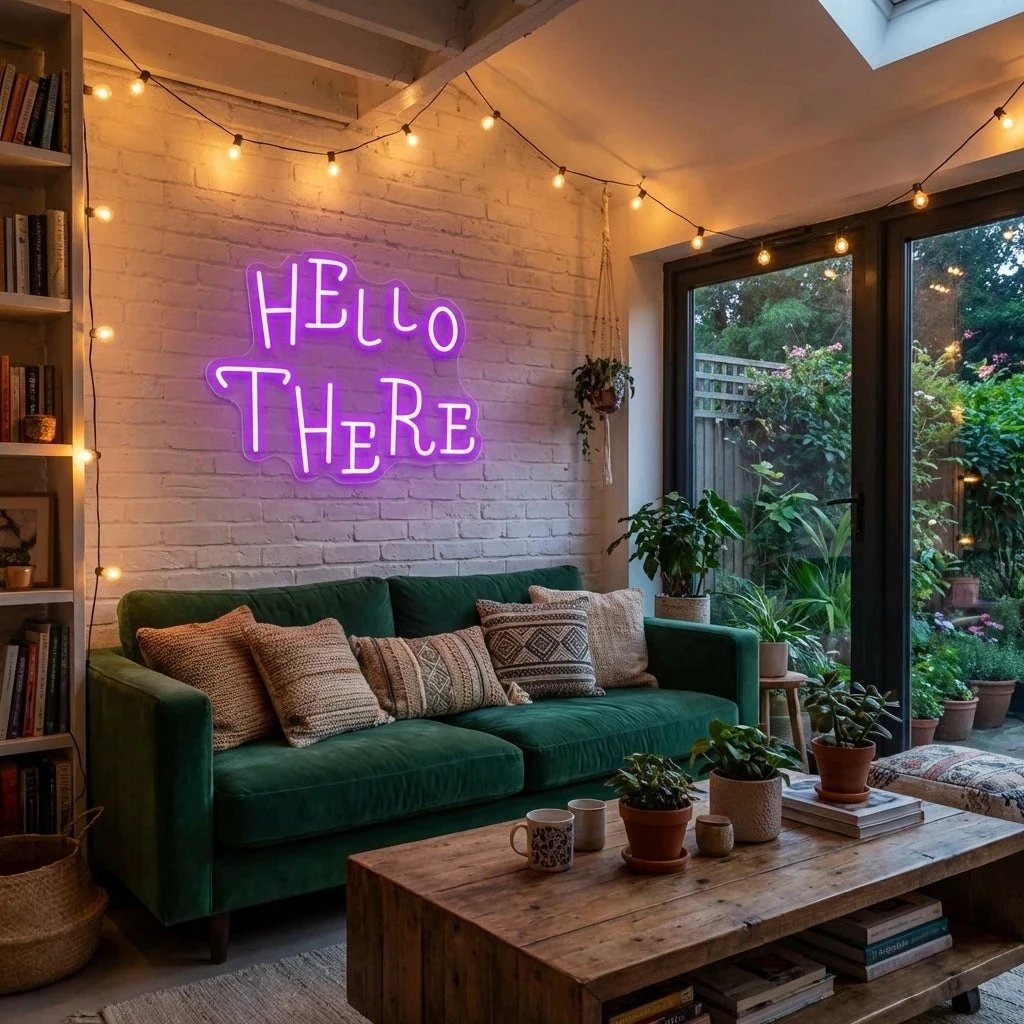 Hell Here Led Neon Sign Light