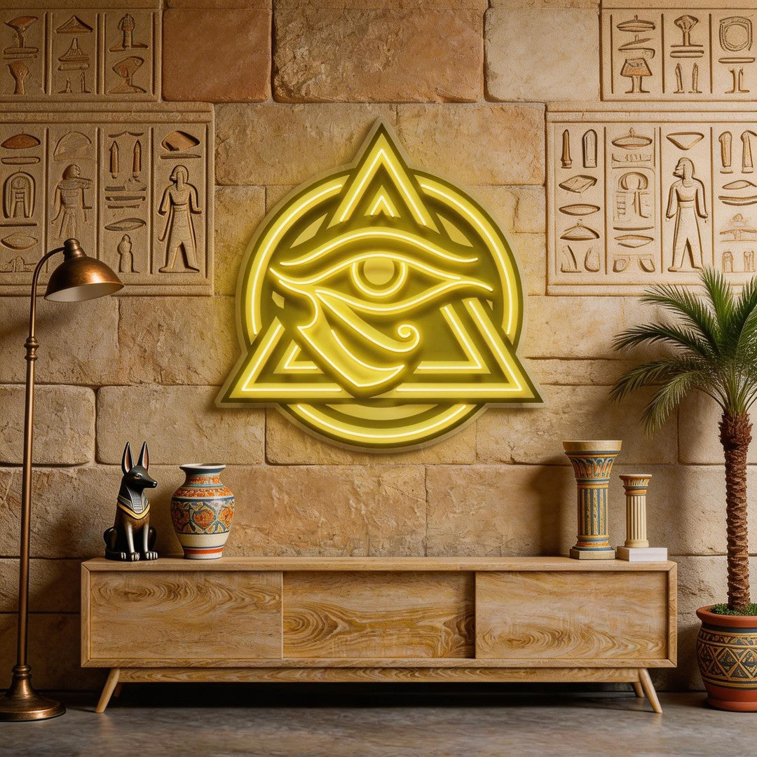 Horus Eye Led Neon Acrylic Artwork