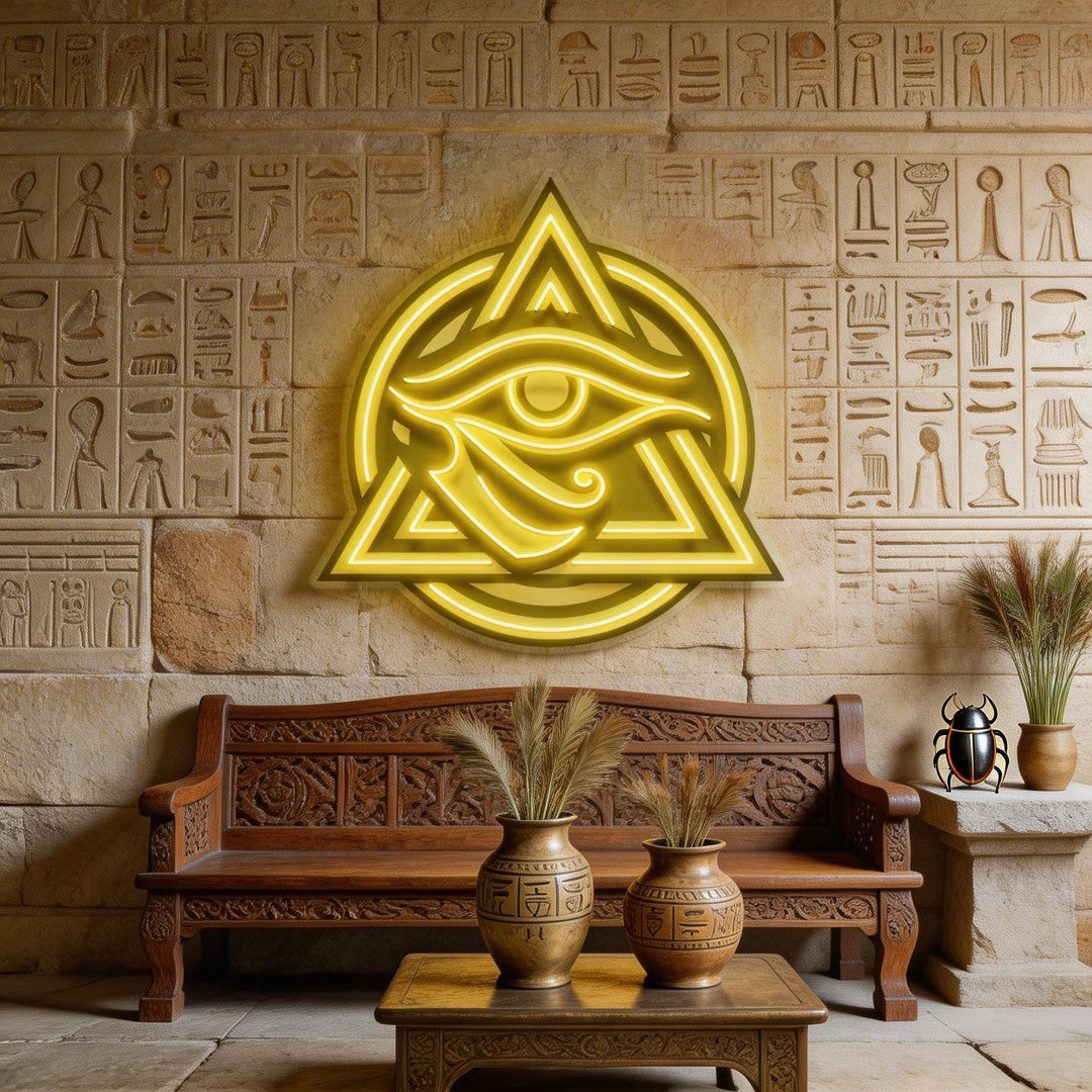 Horus Eye Led Neon Acrylic Artwork