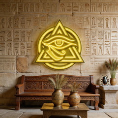 Horus Eye Led Neon Acrylic Artwork