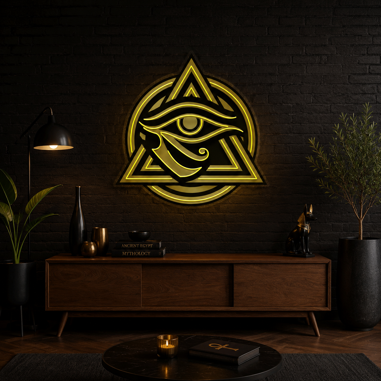 Horus Eye Led Neon Acrylic Artwork