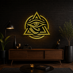 Horus Eye Led Neon Acrylic Artwork