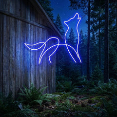 Howling Dog Led Neon Sign Light