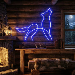 Howling Dog Led Neon Sign Light