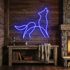 Howling Dog Led Neon Sign Light