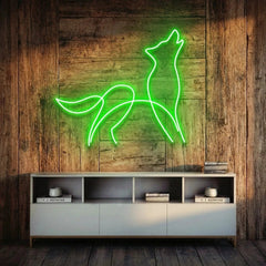Howling Dog Led Neon Sign Light