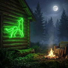 Howling Dog Led Neon Sign Light