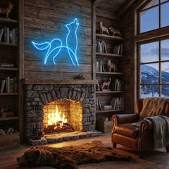 Howling Dog Led Neon Sign Light