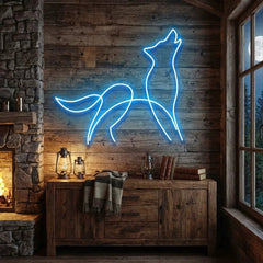 Howling Dog Led Neon Sign Light
