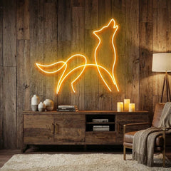 Howling Dog Led Neon Sign Light