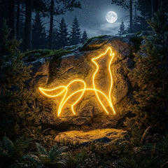 Howling Dog Led Neon Sign Light