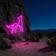 Howling Dog Led Neon Sign Light