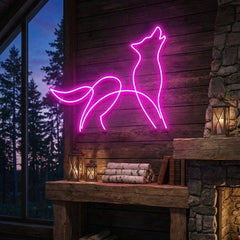 Howling Dog Led Neon Sign Light