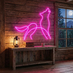 Howling Dog Led Neon Sign Light