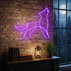 Howling Dog Led Neon Sign Light