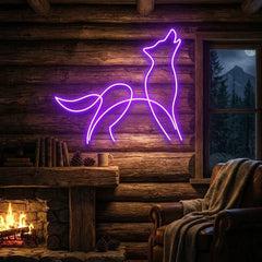 Howling Dog Led Neon Sign Light