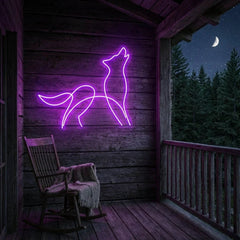 Howling Dog Led Neon Sign Light