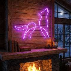 Howling Dog Led Neon Sign Light