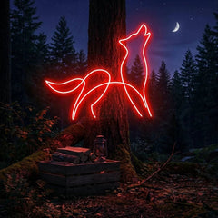 Howling Dog Led Neon Sign Light