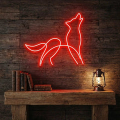 Howling Dog Led Neon Sign Light