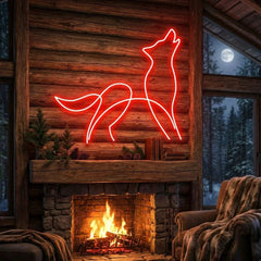 Howling Dog Led Neon Sign Light