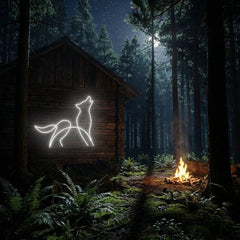 Howling Dog Led Neon Sign Light