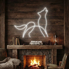Howling Dog Led Neon Sign Light