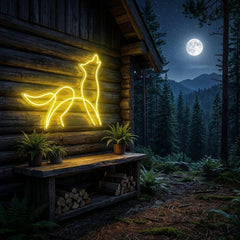 Howling Dog Led Neon Sign Light