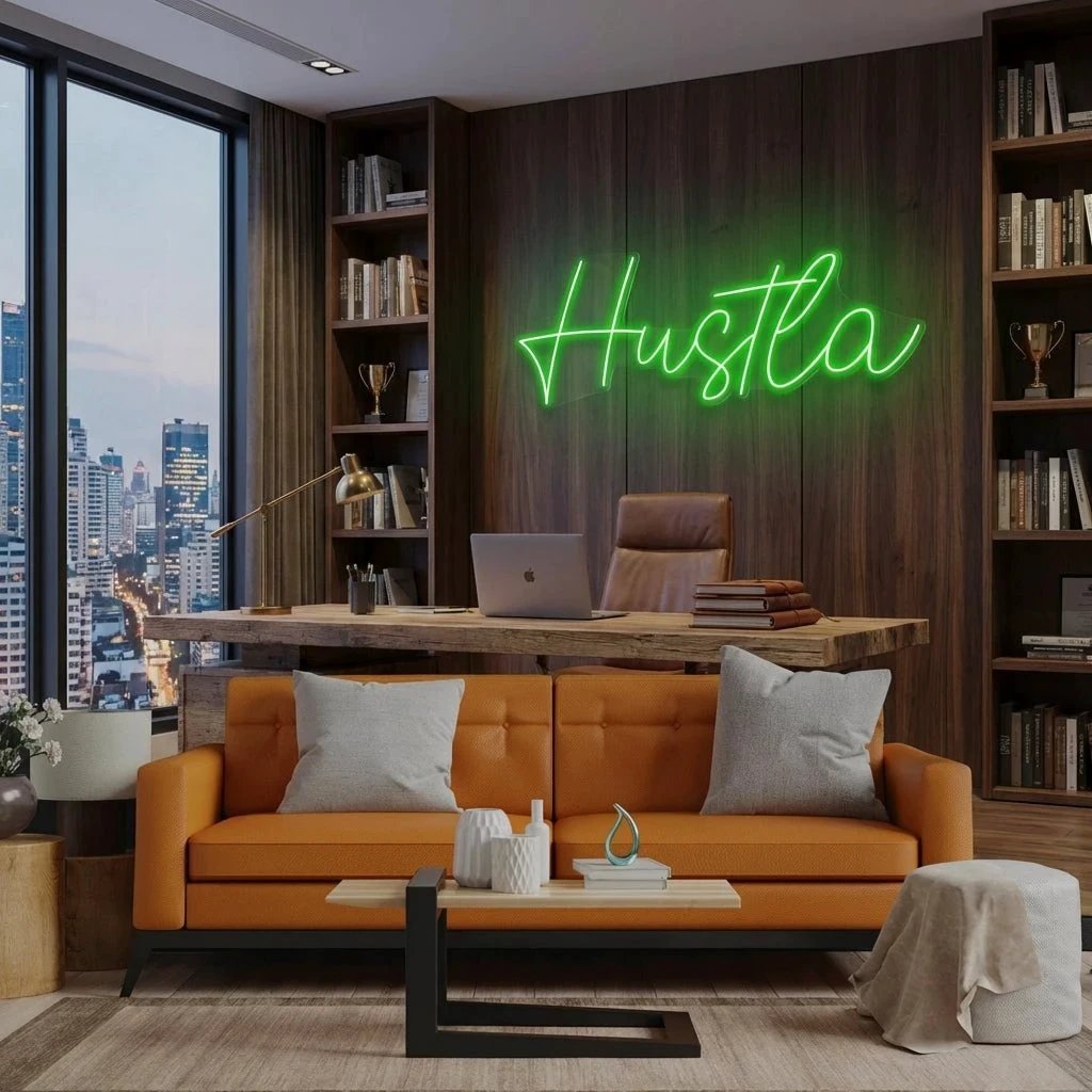 Hustla Led Neon Sign Light