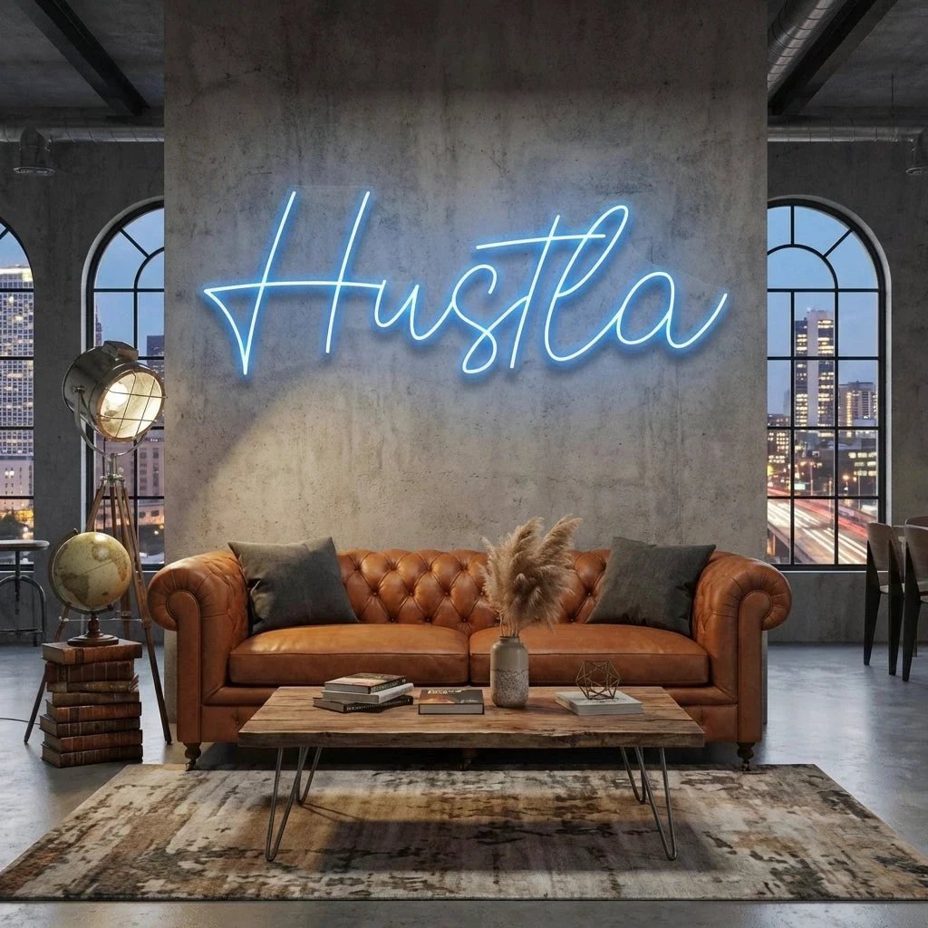 Hustla Led Neon Sign Light