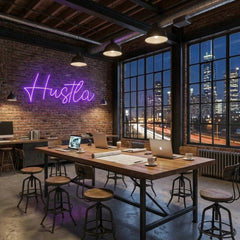 Hustla Led Neon Sign Light