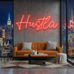 Hustla Led Neon Sign Light