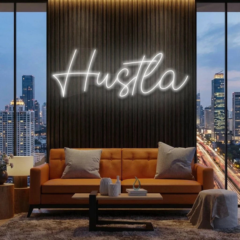 Hustla Led Neon Sign Light