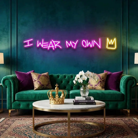 I Wear My Own Multi Color Led Neon Sign Light