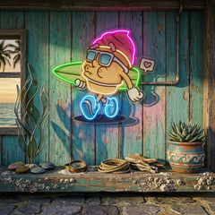 Ice Cream Trendy Retro LED Neon Sign Light Pop Art