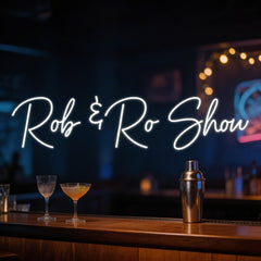 Custom Neon: Rob & Ro Show