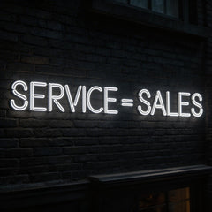 Custom Neon: Service = Sales