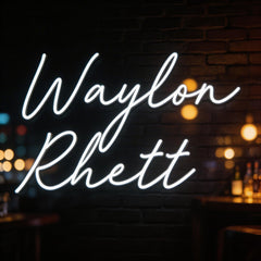 Custom Neon: Waylon Rhett