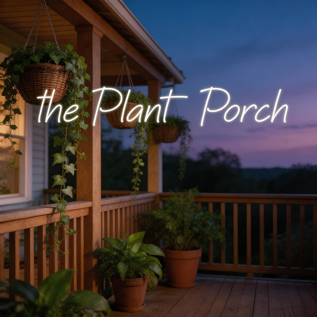 Custom Neon: the Plant Porch