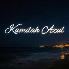 Custom Neon: Kamilah Azul
