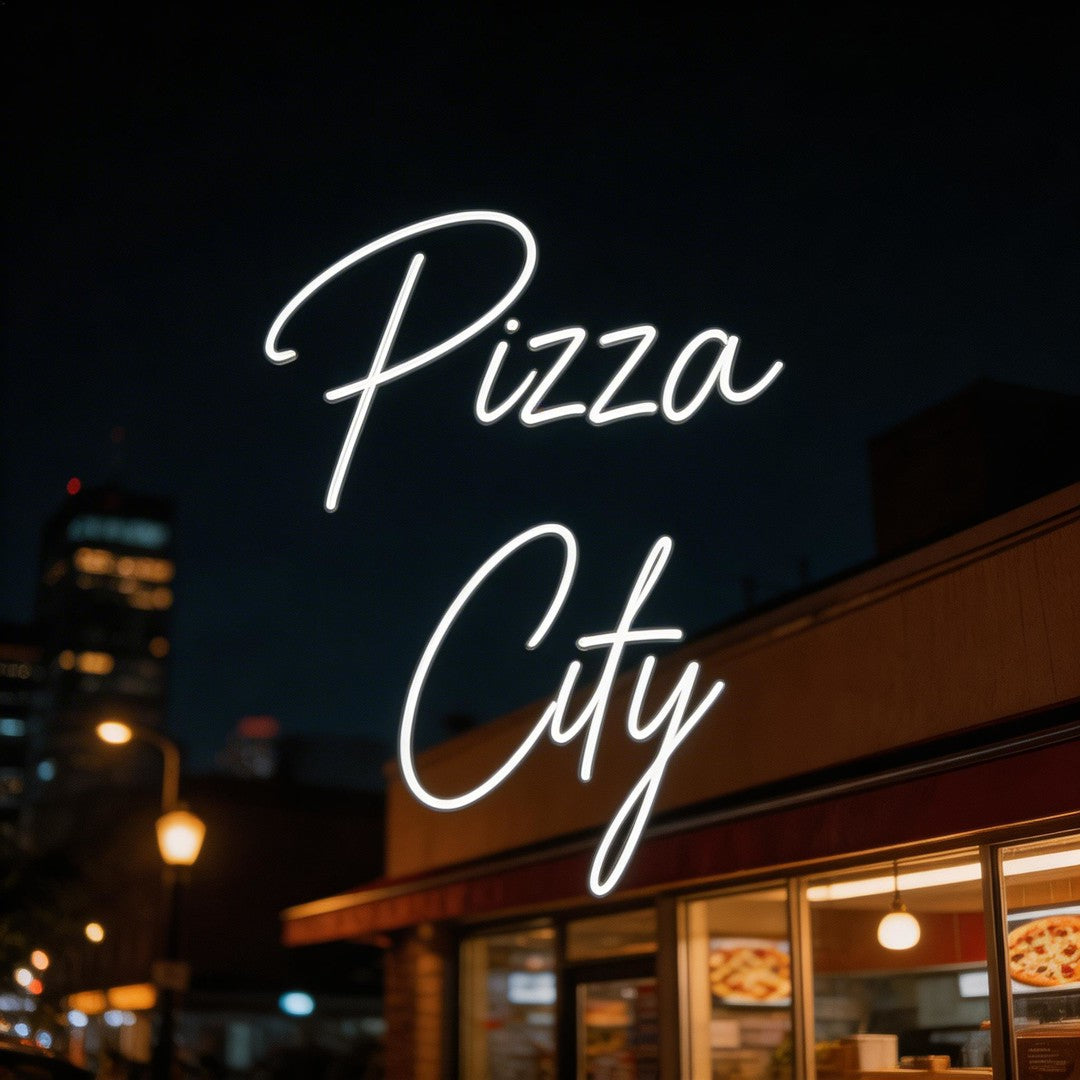 Custom Neon: Pizza City