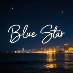 Custom Neon: Blue Star
