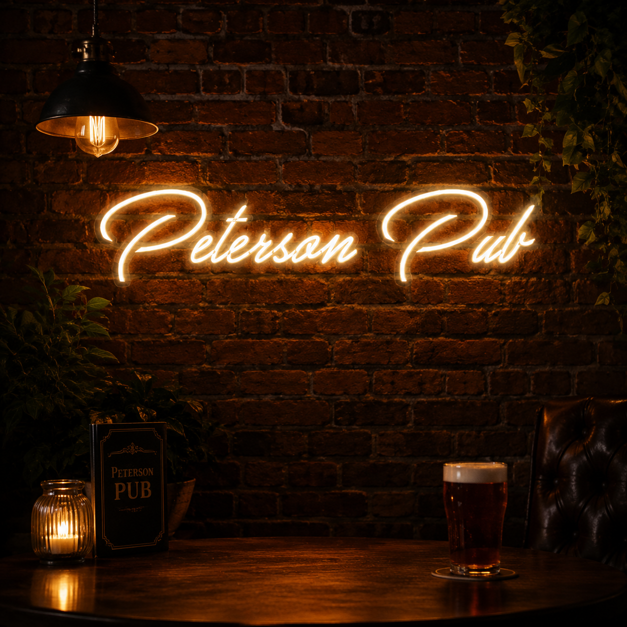 Custom Neon: Peterson Pub