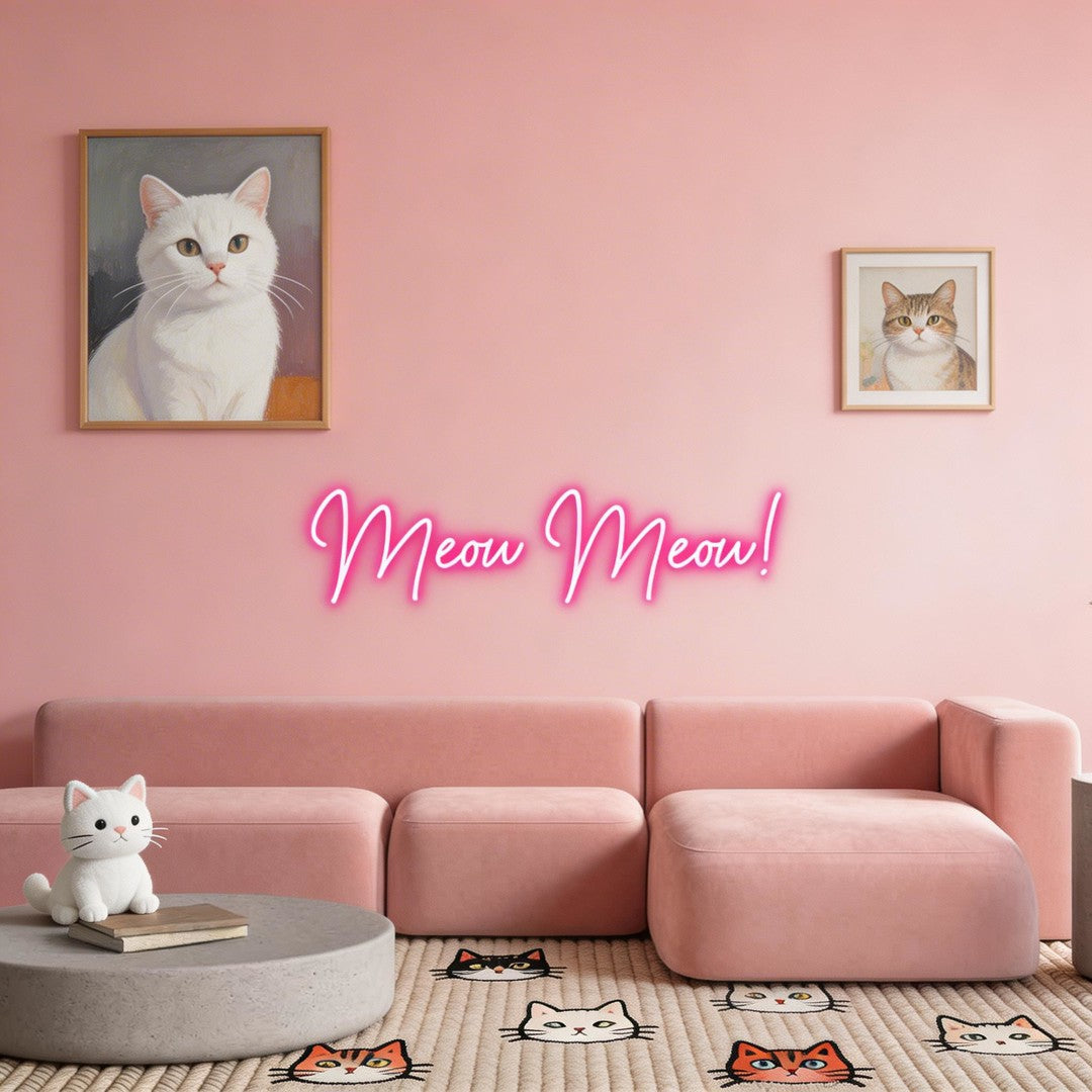 Custom Neon: Meow Meow!