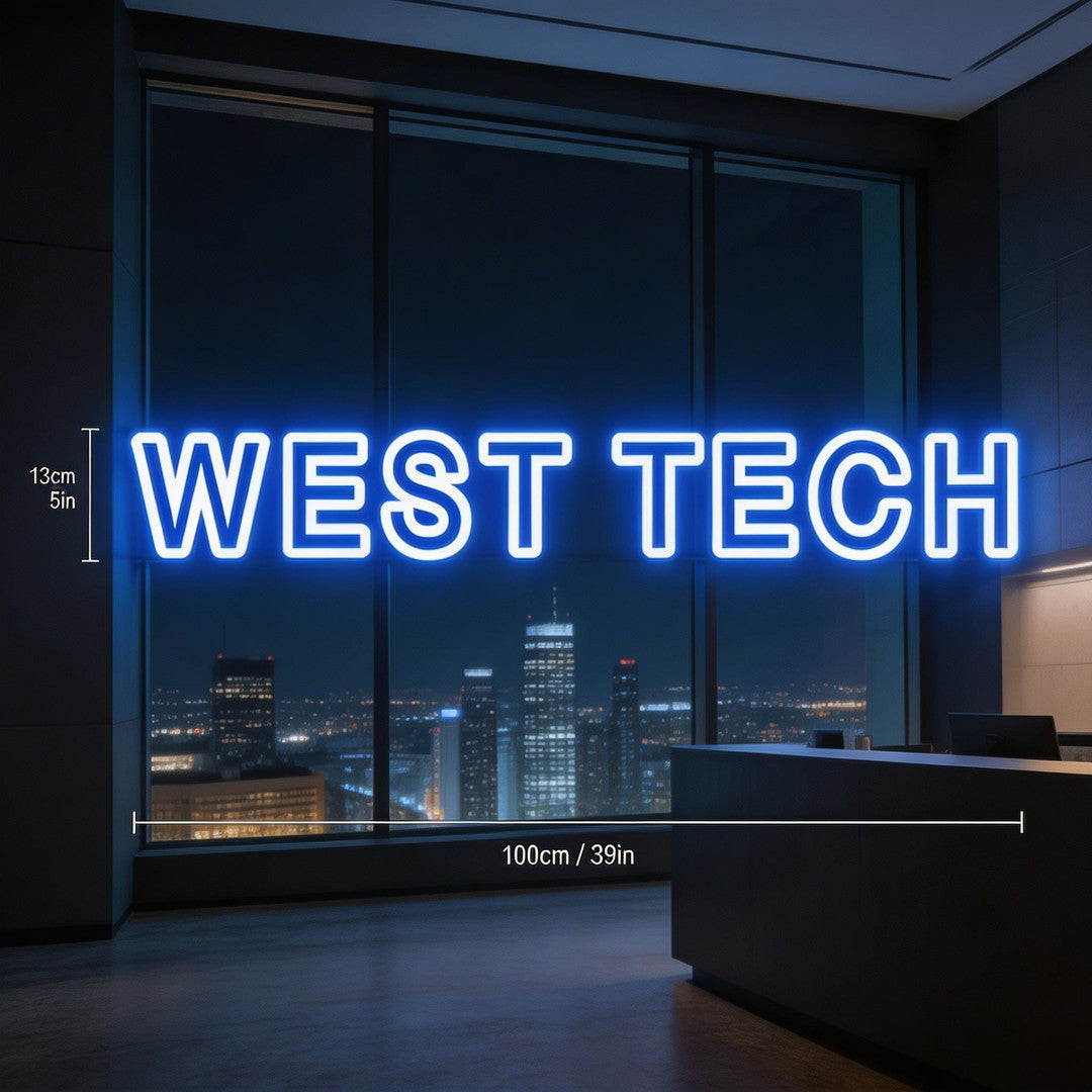 WEST TECH - 40" sign